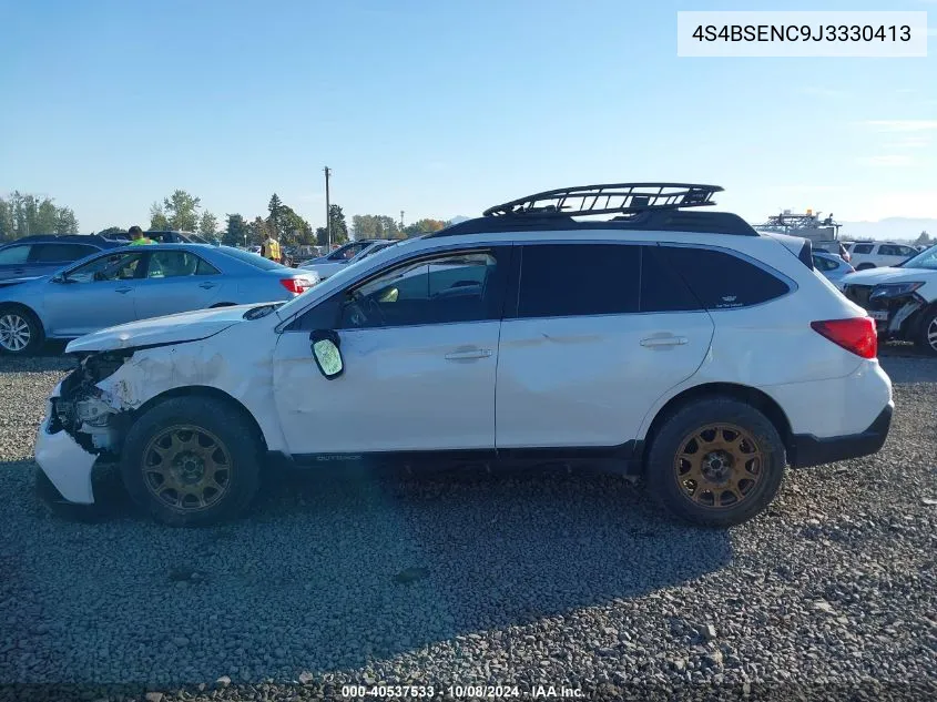 2018 Subaru Outback 3.6R Limited VIN: 4S4BSENC9J3330413 Lot: 40537533