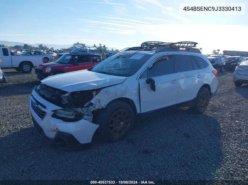 2018 Subaru Outback 3.6R Limited VIN: 4S4BSENC9J3330413 Lot: 40537533