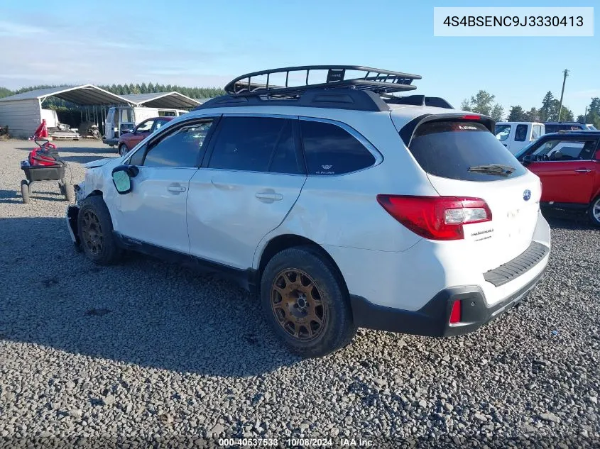 2018 Subaru Outback 3.6R Limited VIN: 4S4BSENC9J3330413 Lot: 40537533