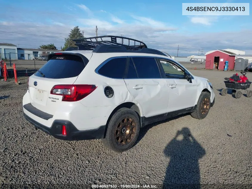 2018 Subaru Outback 3.6R Limited VIN: 4S4BSENC9J3330413 Lot: 40537533