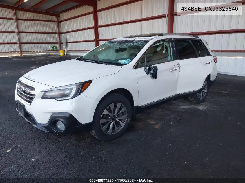 2018 Subaru Outback 3.6R Touring VIN: 4S4BSETCXJ3325840 Lot: 40677225