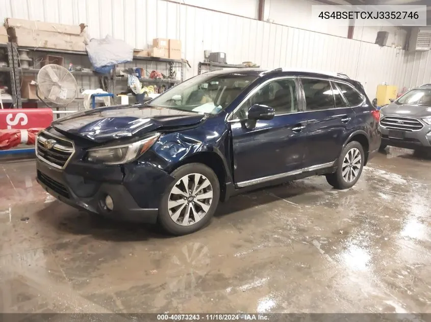 2018 Subaru Outback 3.6R Touring VIN: 4S4BSETCXJ3352746 Lot: 40873243