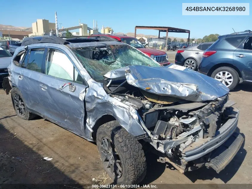 4S4BSANC4K3268980 2019 Subaru Outback 2.5I Limited