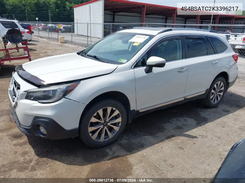 2019 Subaru Outback 2.5I Touring VIN: 4S4BSATC2K3396217 Lot: 39812736