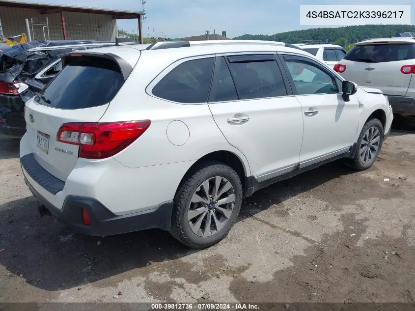 2019 Subaru Outback 2.5I Touring VIN: 4S4BSATC2K3396217 Lot: 39812736