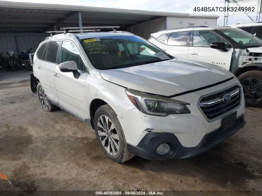 4S4BSATC8K3249982 2019 Subaru Outback 2.5I Touring