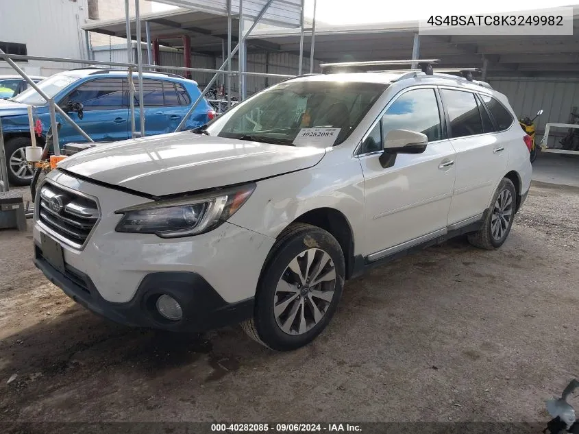 4S4BSATC8K3249982 2019 Subaru Outback 2.5I Touring