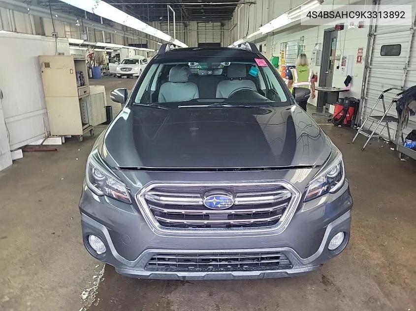 2019 Subaru Outback 2.5I Premium VIN: 4S4BSAHC9K3313892 Lot: 40379293