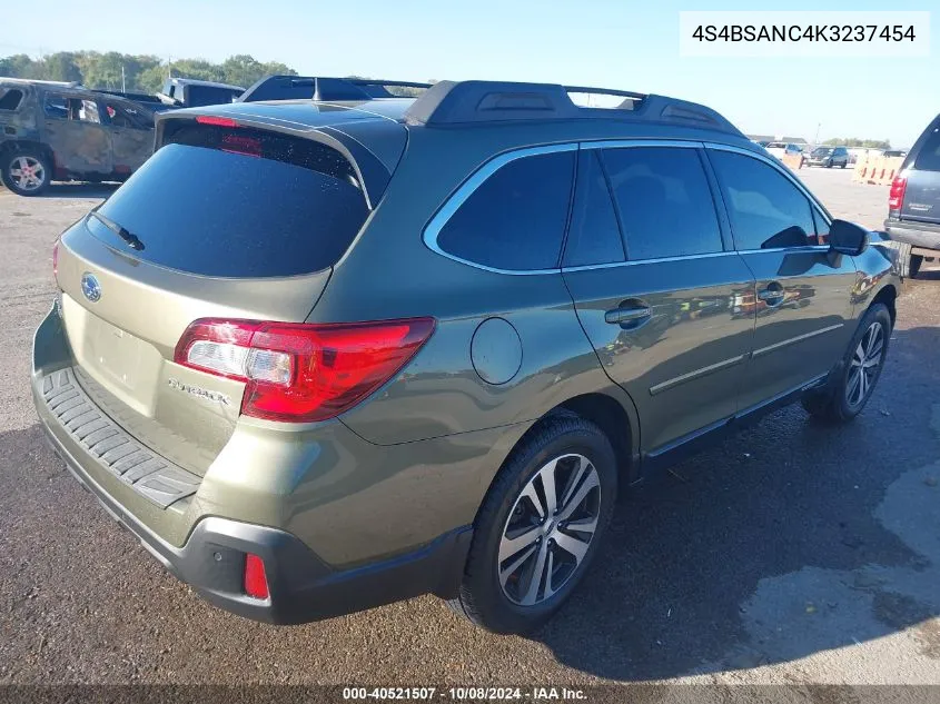 2019 Subaru Outback 2.5I Limited VIN: 4S4BSANC4K3237454 Lot: 40521507