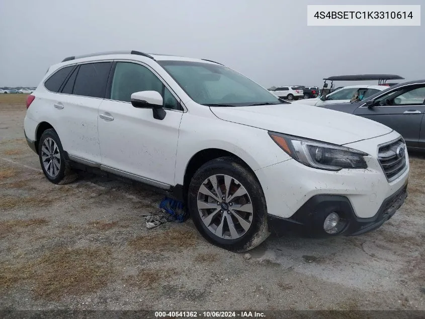 2019 Subaru Outback 3.6R Touring VIN: 4S4BSETC1K3310614 Lot: 40541362