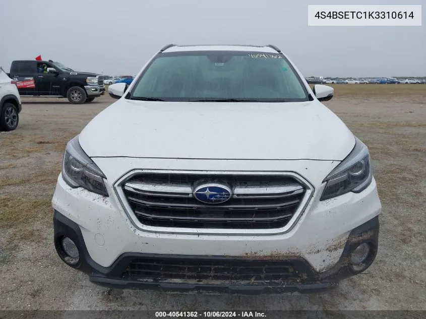 2019 Subaru Outback 3.6R Touring VIN: 4S4BSETC1K3310614 Lot: 40541362