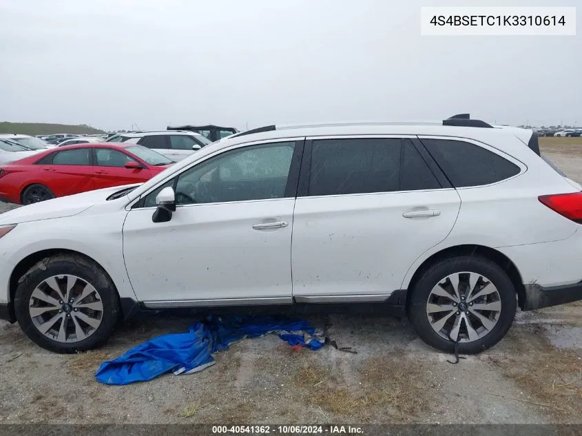 2019 Subaru Outback 3.6R Touring VIN: 4S4BSETC1K3310614 Lot: 40541362