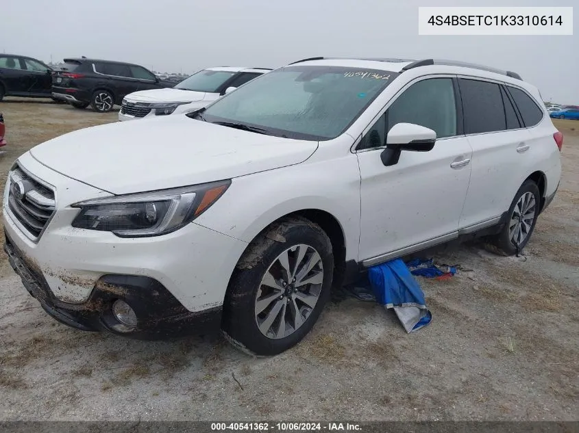 2019 Subaru Outback 3.6R Touring VIN: 4S4BSETC1K3310614 Lot: 40541362