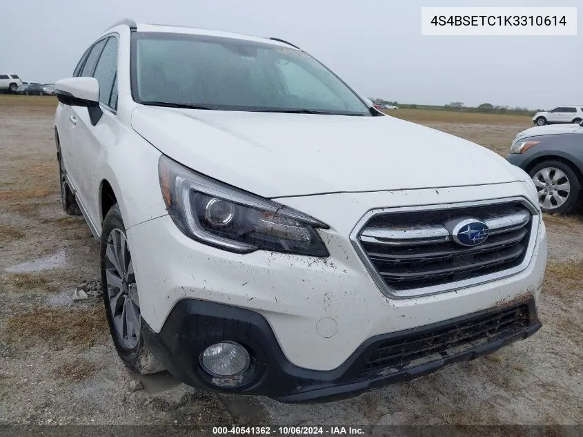 2019 Subaru Outback 3.6R Touring VIN: 4S4BSETC1K3310614 Lot: 40541362