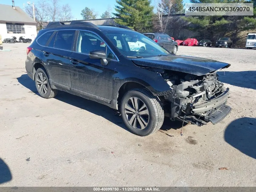 2019 Subaru Outback 2.5I Limited VIN: 4S4BSANCXK3369070 Lot: 40899750