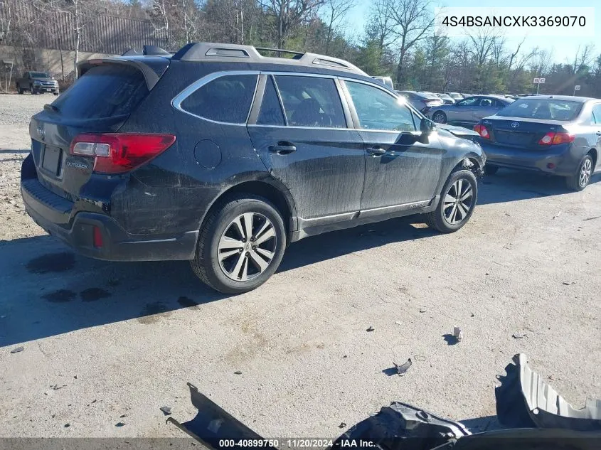 2019 Subaru Outback 2.5I Limited VIN: 4S4BSANCXK3369070 Lot: 40899750