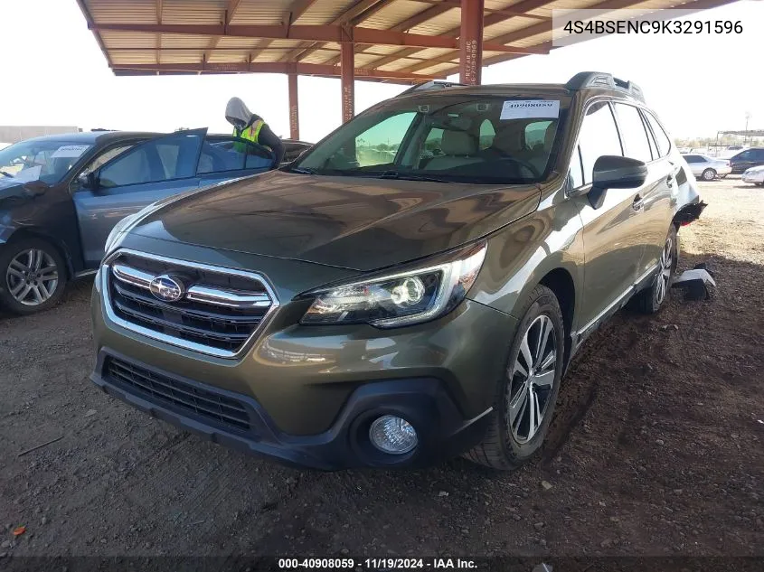 2019 Subaru Outback 3.6R Limited VIN: 4S4BSENC9K3291596 Lot: 40908059