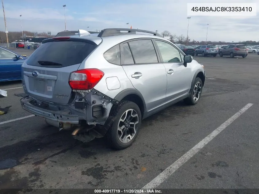 2019 Subaru Outback 2.5I Limited VIN: 4S4BSAJC8K3353410 Lot: 40917719