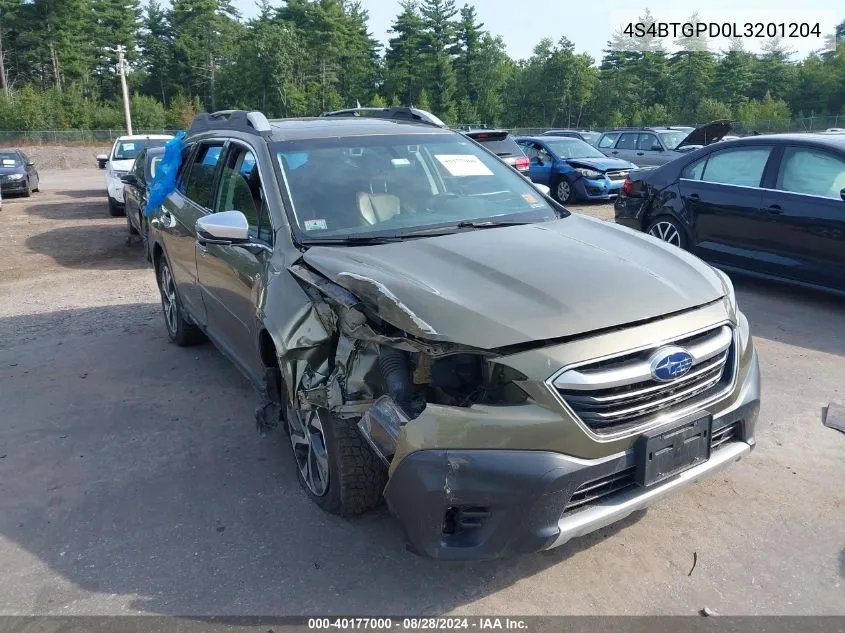 4S4BTGPD0L3201204 2020 Subaru Outback Touring Xt