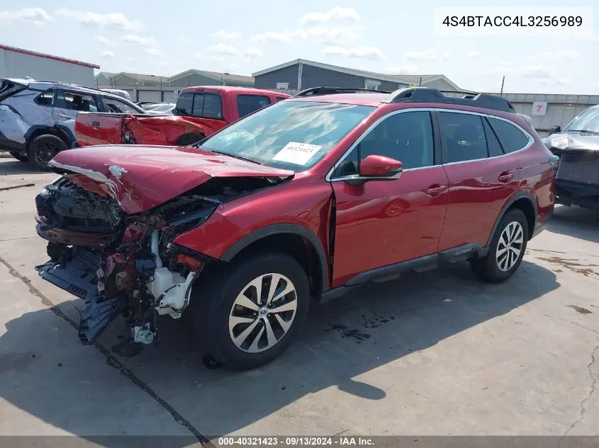 4S4BTACC4L3256989 2020 Subaru Outback Premium