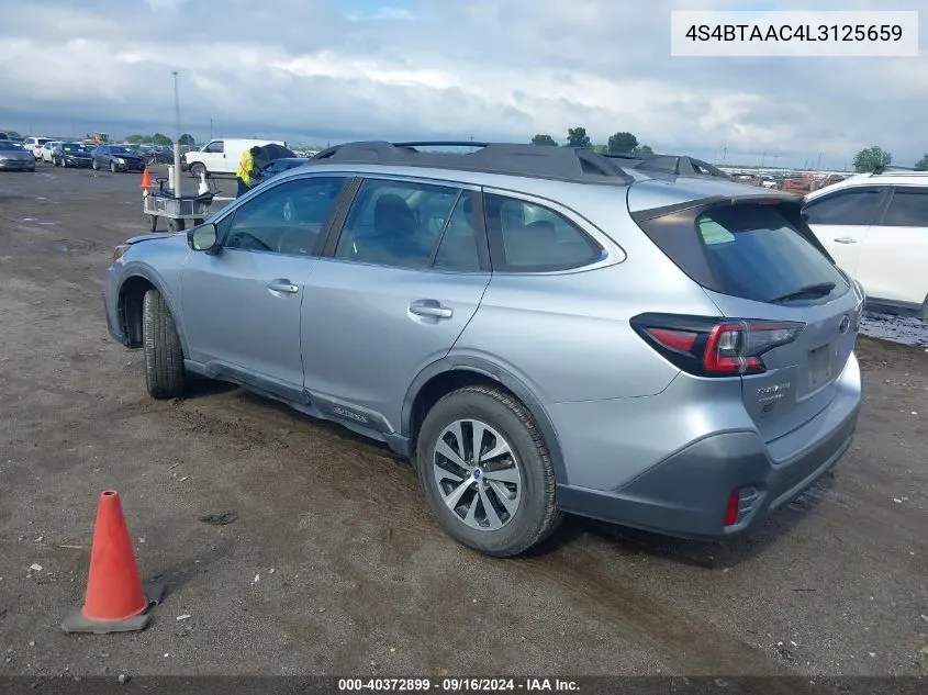 4S4BTAAC4L3125659 2020 Subaru Outback