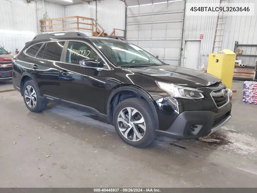 2020 Subaru Outback Limited VIN: 4S4BTALC9L3263646 Lot: 40445937