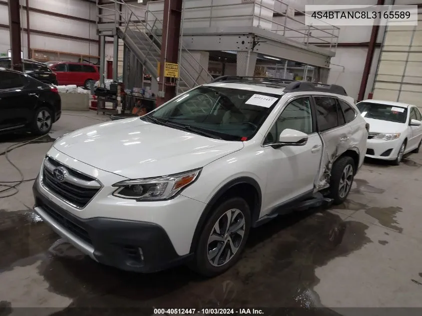 2020 Subaru Outback Limited VIN: 4S4BTANC8L3165589 Lot: 40512447