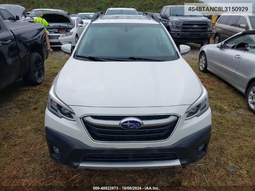 2020 Subaru Outback Limited VIN: 4S4BTANC8L3150929 Lot: 40522873