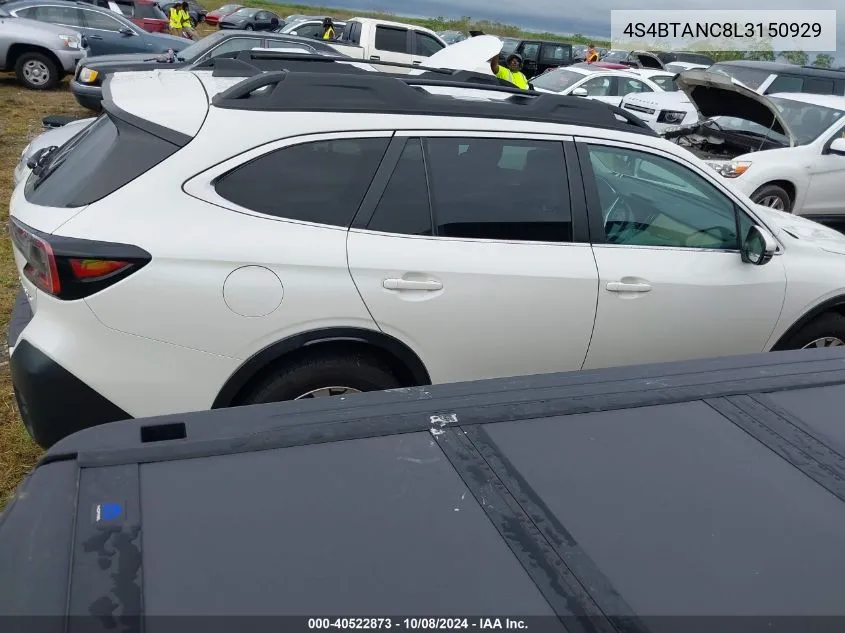 2020 Subaru Outback Limited VIN: 4S4BTANC8L3150929 Lot: 40522873