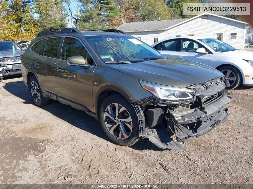 4S4BTANC0L3229513 2020 Subaru Outback Limited