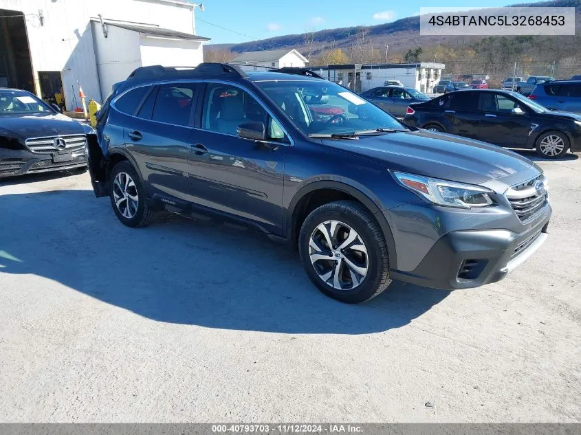 2020 Subaru Outback Limited VIN: 4S4BTANC5L3268453 Lot: 40793703