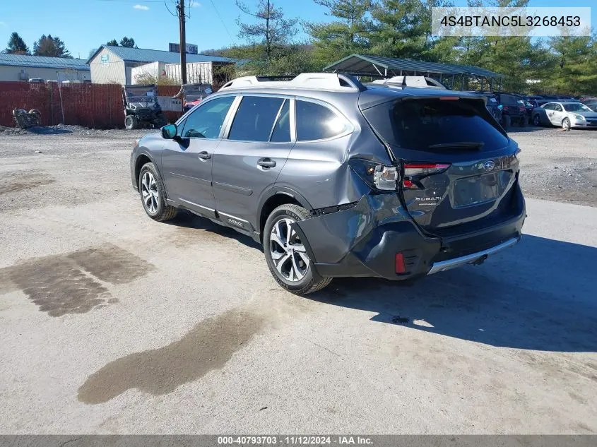 2020 Subaru Outback Limited VIN: 4S4BTANC5L3268453 Lot: 40793703