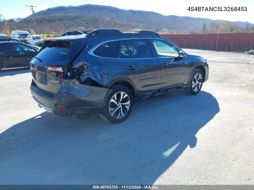 2020 Subaru Outback Limited VIN: 4S4BTANC5L3268453 Lot: 40793703