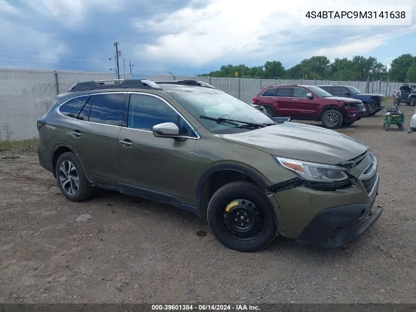 4S4BTAPC9M3141638 2021 Subaru Outback Touring