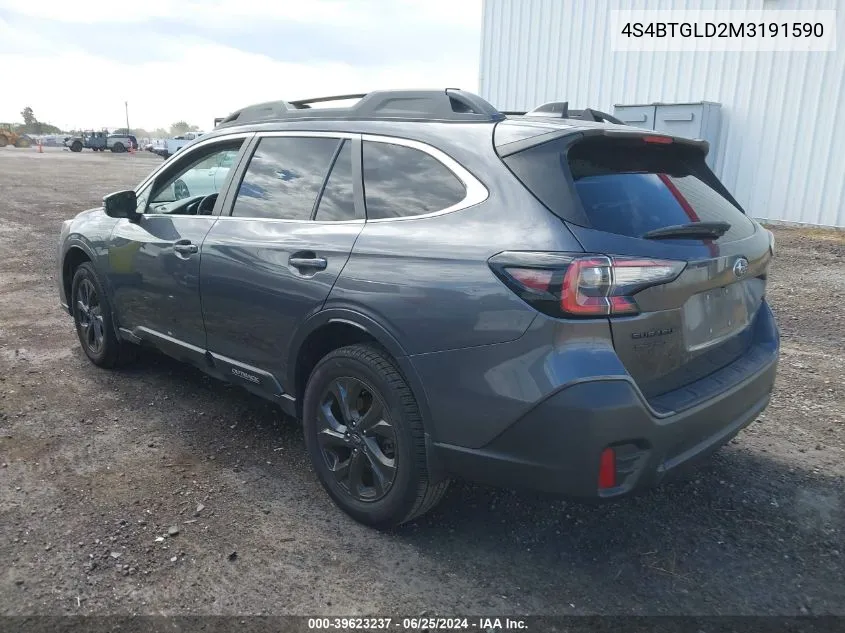 4S4BTGLD2M3191590 2021 Subaru Outback Onyx Edition Xt