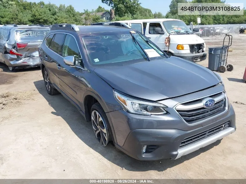 2021 Subaru Outback Touring Xt VIN: 4S4BTGPD3M3108825 Lot: 40198928