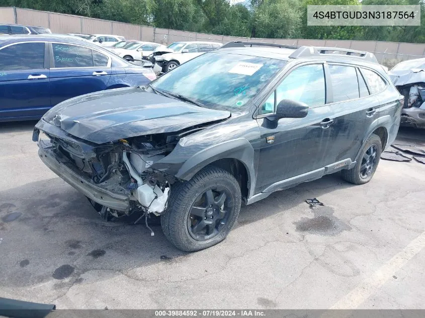 4S4BTGUD3N3187564 2022 Subaru Outback Wilderness