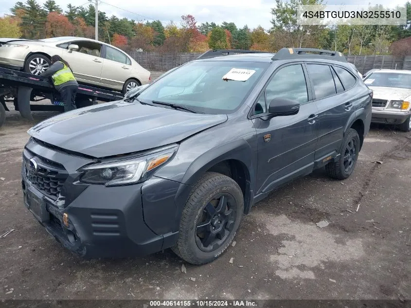 2022 Subaru Outback Wilderness VIN: 4S4BTGUD3N3255510 Lot: 40614155