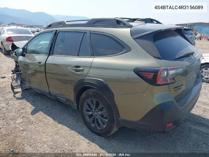 2024 Subaru Outback Onyx Edition VIN: 4S4BTALC4R3156089 Lot: 39905440