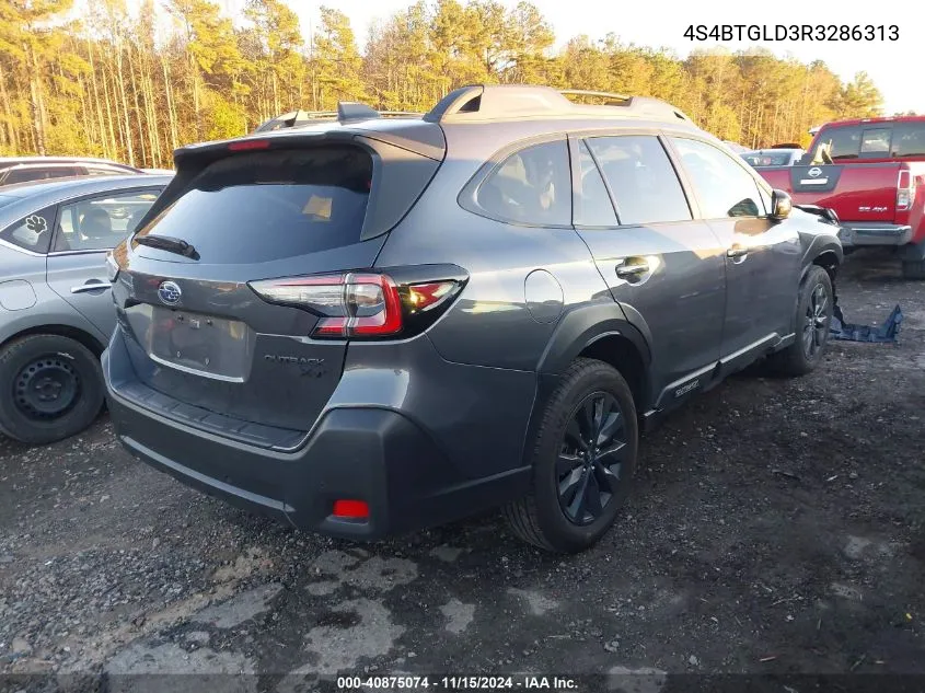 2024 Subaru Outback Onyx Edition Xt VIN: 4S4BTGLD3R3286313 Lot: 40875074