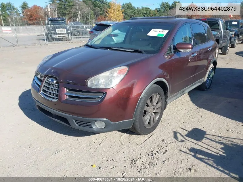 2006 Subaru B9 Tribeca Base 5-Passenger/Limited 5-Passenger VIN: 4S4WX83C964402879 Lot: 40675581