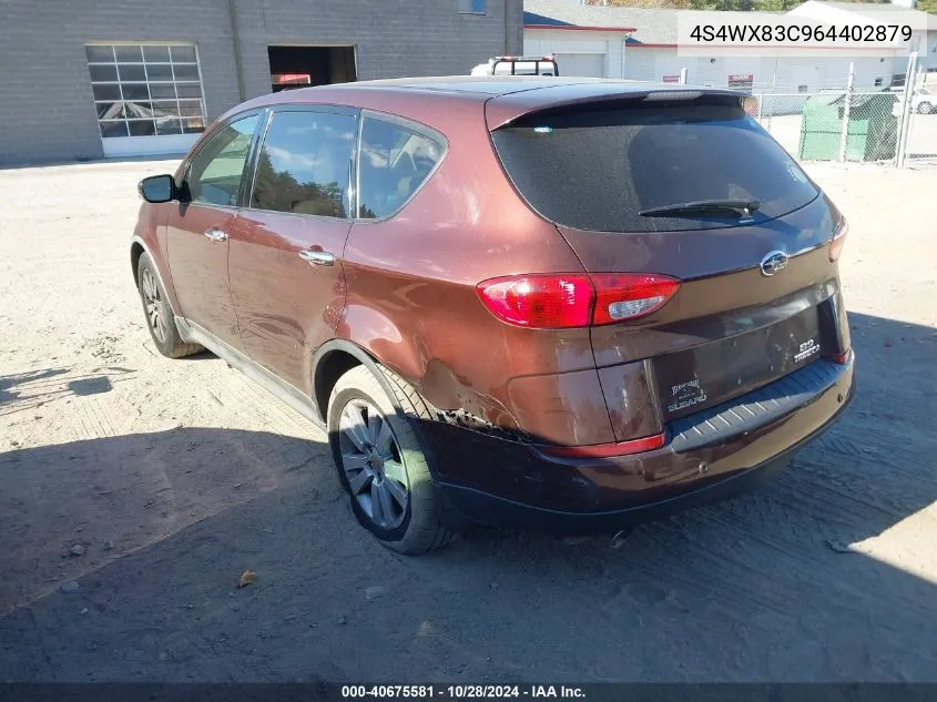 2006 Subaru B9 Tribeca Base 5-Passenger/Limited 5-Passenger VIN: 4S4WX83C964402879 Lot: 40675581