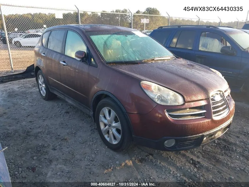 2006 Subaru B9 Tribeca 3.0 H6/3.0 H6 Limited VIN: 4S4WX83CX64430335 Lot: 40684827