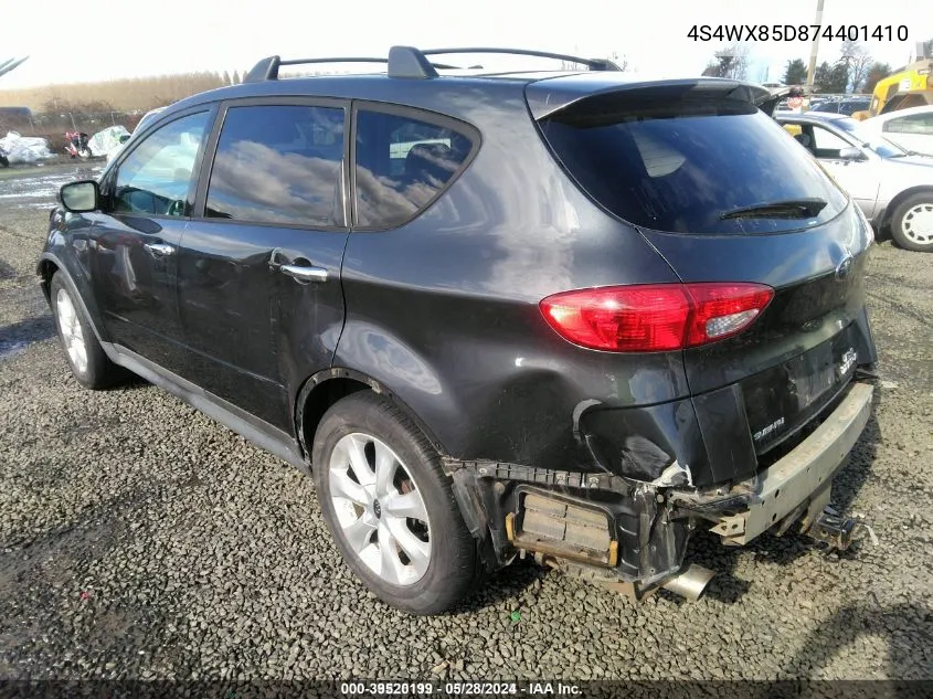 2007 Subaru B9 Tribeca Limited 7-Passenger VIN: 4S4WX85D874401410 Lot: 39520199