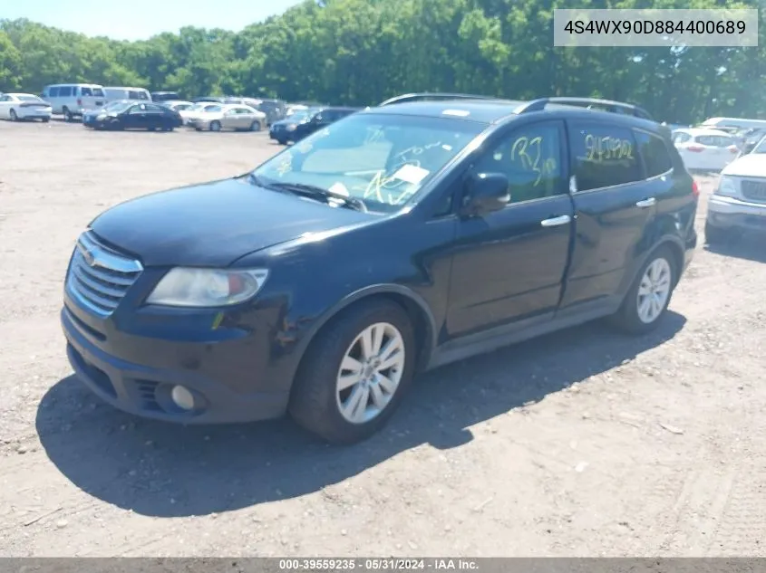 2008 Subaru Tribeca Limited 7-Passenger VIN: 4S4WX90D884400689 Lot: 39559235