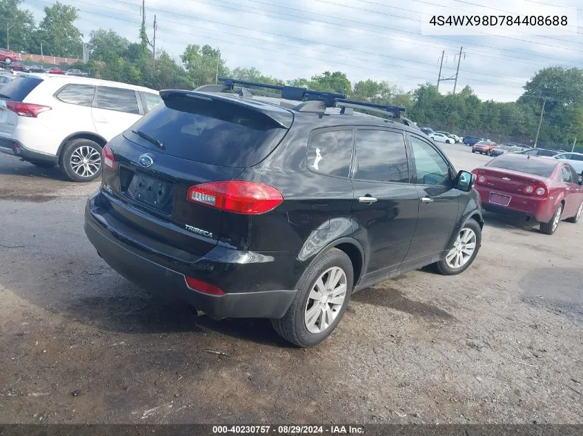 2008 Subaru Tribeca Limited 7-Passenger VIN: 4S4WX98D784408688 Lot: 40230757