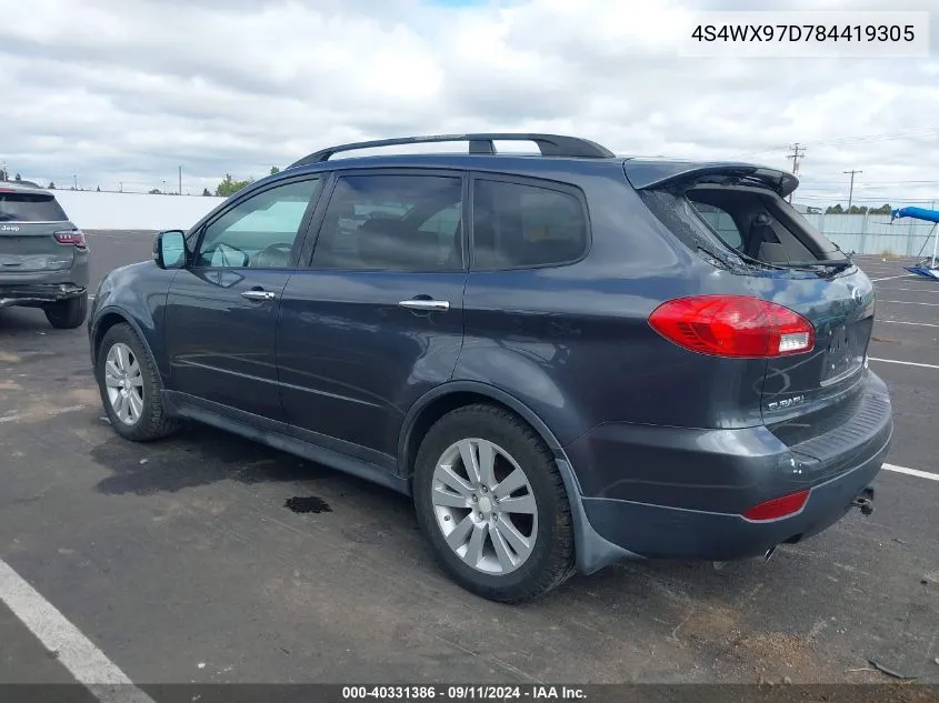 2008 Subaru Tribeca Limited 7-Passenger VIN: 4S4WX97D784419305 Lot: 40331386