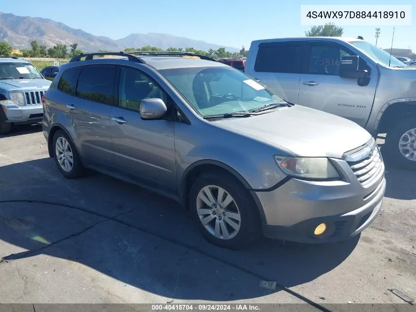 2008 Subaru Tribeca Limited VIN: 4S4WX97D884418910 Lot: 40415704