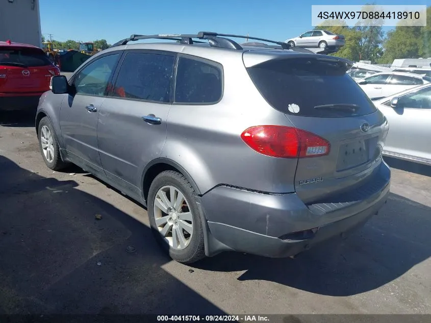 2008 Subaru Tribeca Limited VIN: 4S4WX97D884418910 Lot: 40415704