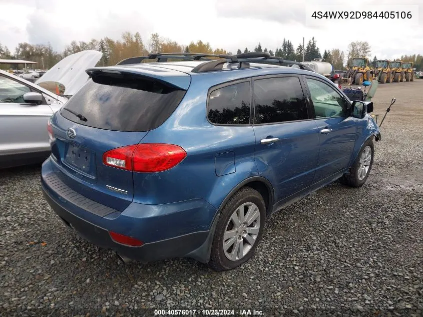 4S4WX92D984405106 2008 Subaru Tribeca Limited 5-Passenger